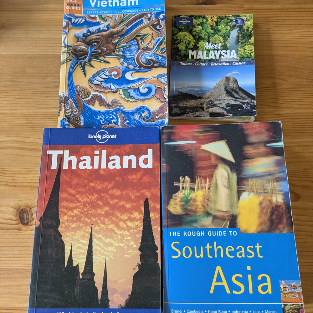 Books Travel Guide Book Collection, Bundle Of 4 Books